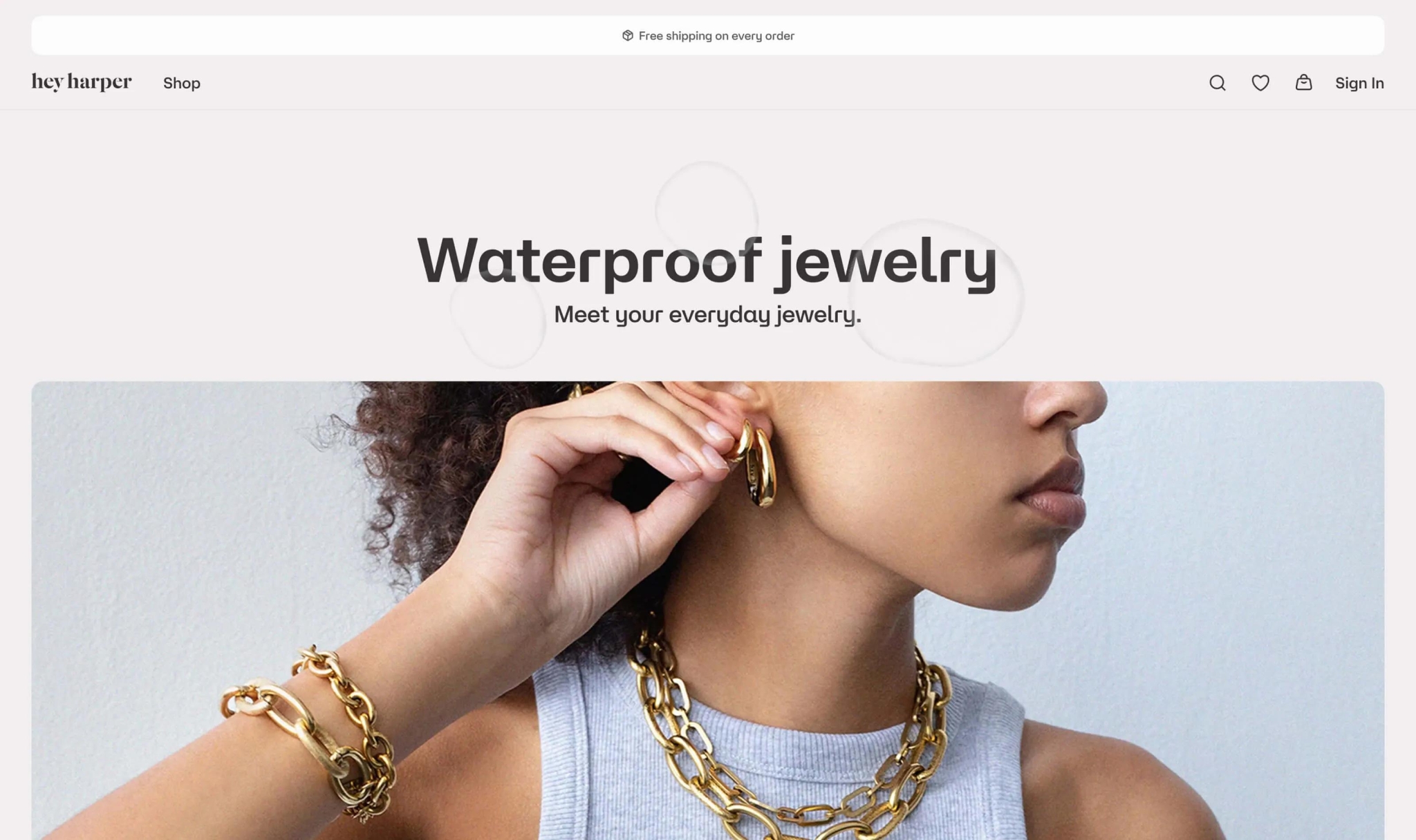 Capture d'écran d'un site web avec un design moderne réalisé par Sigar